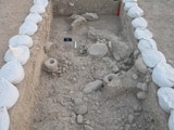 Architettura e impianti di macinazione dall’Area di scavo A di Choga Golan, Iran  (fonte: TISARP / Università di Tubinga) 