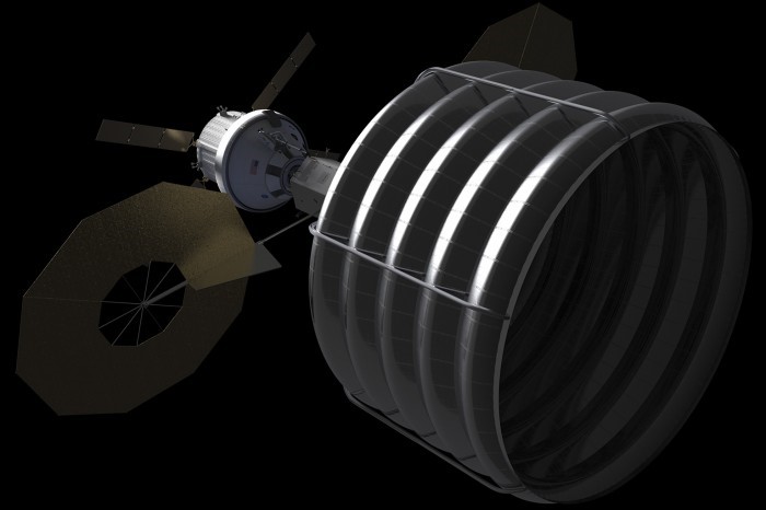 Il modulo automatico senza equipaggio per la cattura dell’asteroide. (Fonte NASA)